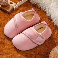 CITUO Boys Walking Shoes Lightweight Warm House Shoes