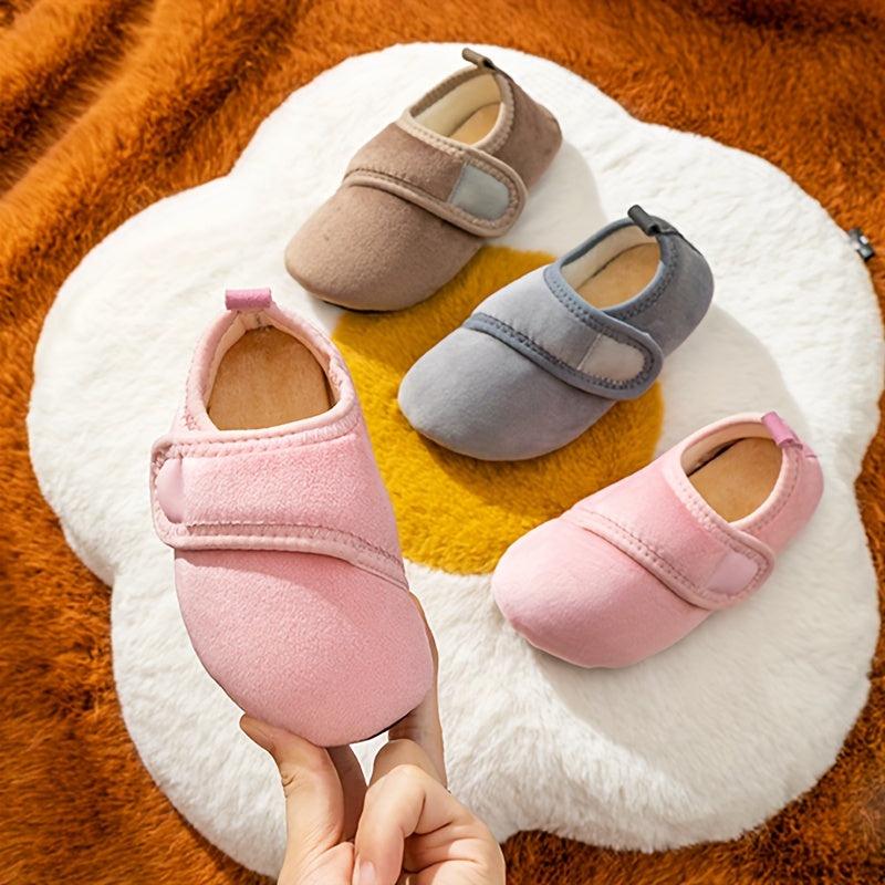 CITUO Boys Walking Shoes Lightweight Warm House Shoes