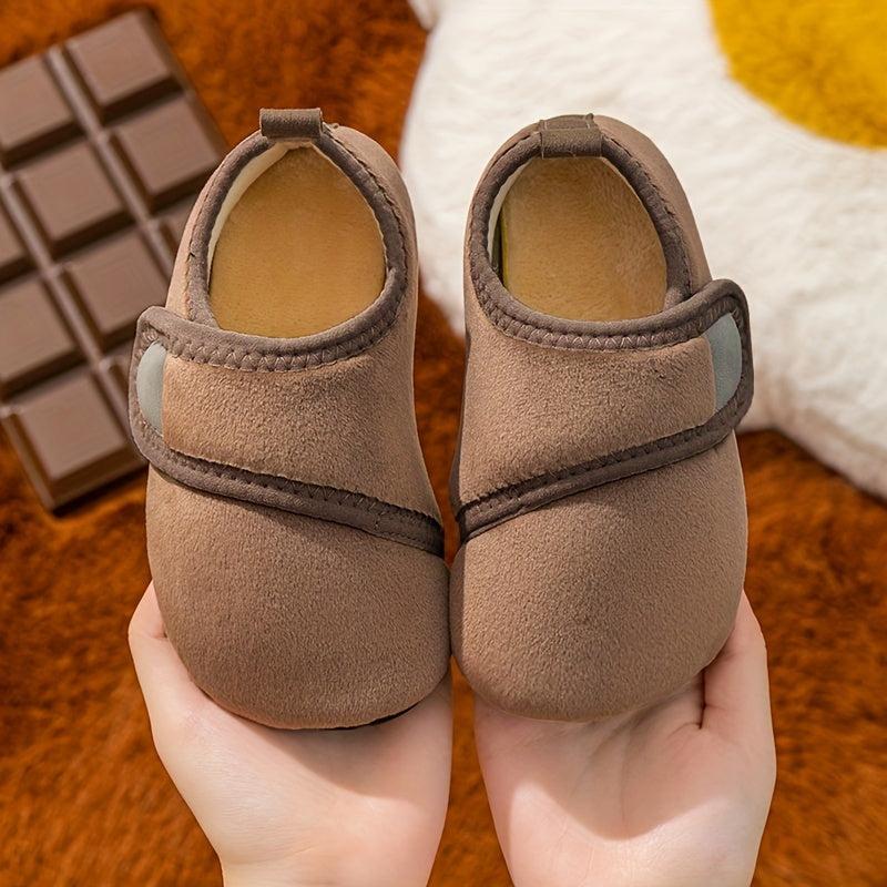 CITUO Boys Walking Shoes Lightweight Warm House Shoes
