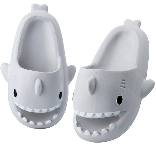 Kids Shark Slides Quick Dry Shower Slippers