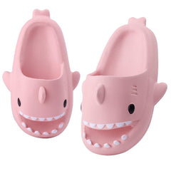 Kids Shark Slides Quick Dry Shower Slippers