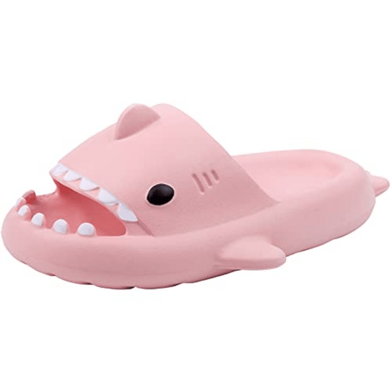 Kids Shark Slides Quick Dry Shower Slippers
