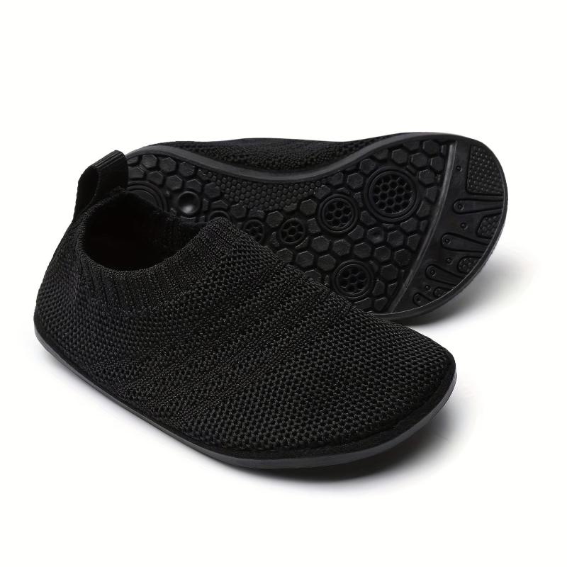 Boys' Casual Breathable Woven Shoes - Non Slip Lightweight House Shoes
