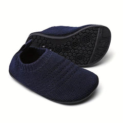 Boys' Casual Breathable Woven Shoes - Non Slip Lightweight House Shoes