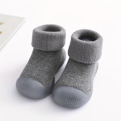 Boys Non Slip House Shoes Soft Bottom Walking Shoes for Autumn Winter