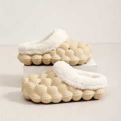 Soft Fleece House Shoes for Boys and Girls - Non Slip Bottom