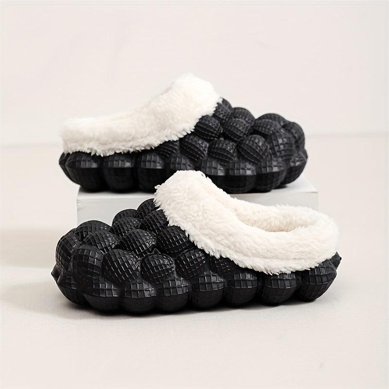 Soft Fleece House Shoes for Boys and Girls - Non Slip Bottom