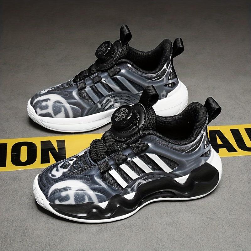 Boys Luminous Striped Running Shoes Children's Casual Sneakers