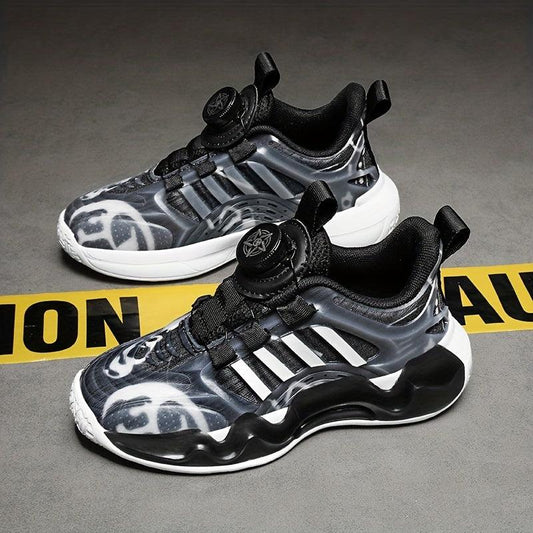 Boys Luminous Striped Running Shoes Children's Casual Sneakers