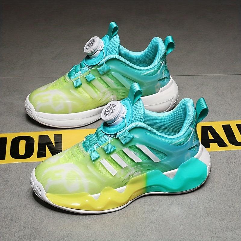 Boys Luminous Striped Running Shoes Children's Casual Sneakers