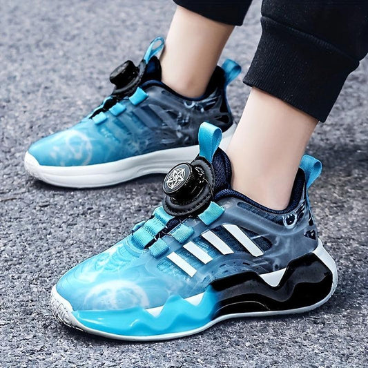 Boys Luminous Striped Running Shoes Children's Casual Sneakers