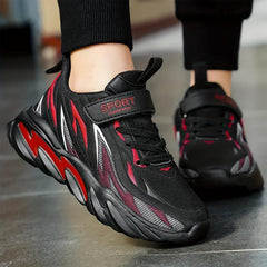 Boys Breathable Low Top Sneakers Lightweight Anti Slip Outdoor Shoes