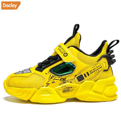 Daclay Kids Comfy Mesh Basketball Shoes - Breathable Shock Absorbing Sneakers