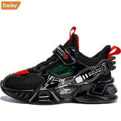 Daclay Kids Comfy Mesh Basketball Shoes - Breathable Shock Absorbing Sneakers