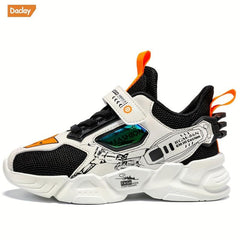 Daclay Kids Comfy Mesh Basketball Shoes - Breathable Shock Absorbing Sneakers