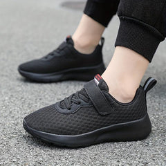 Boys' Casual Mesh Sneakers Hook And Loop Fastener
