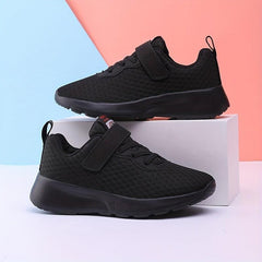Boys' Casual Mesh Sneakers Hook And Loop Fastener