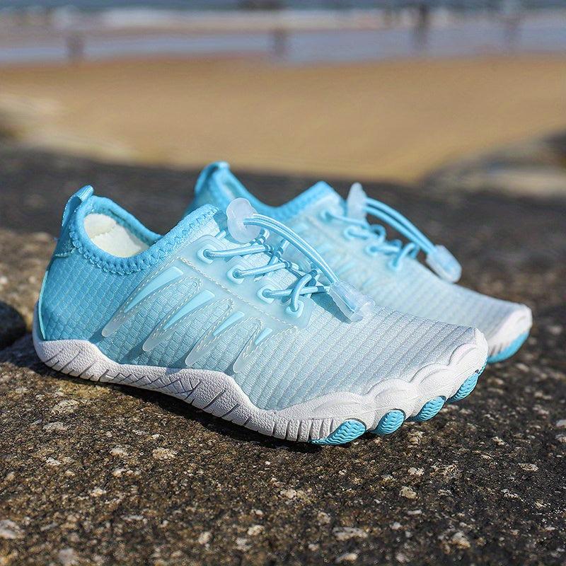 Boy's Striped Quick Dry Water Shoes for Pool Swimming Surfing