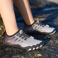Boy's Striped Quick Dry Water Shoes for Pool Swimming Surfing