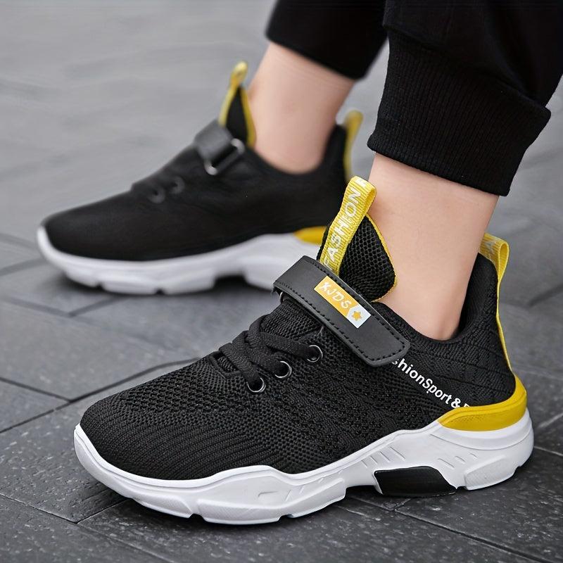 Boys Hook and Loop Fastener Woven Shoes - Breathable & Lightweight
