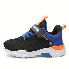 Boys Hook and Loop Fastener Woven Shoes - Breathable & Lightweight