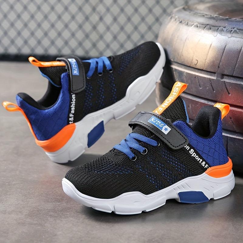 Boys Hook and Loop Fastener Woven Shoes - Breathable & Lightweight
