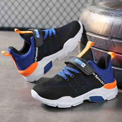 Boys Hook and Loop Fastener Woven Shoes - Breathable & Lightweight