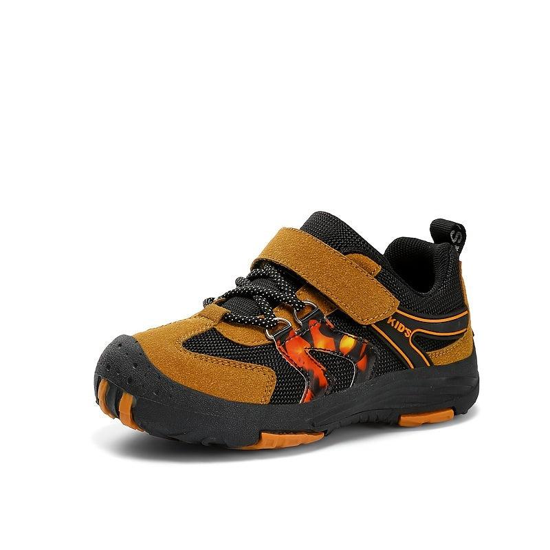Boys' Solid Sneakers Hook & Loop Fastener Shoes