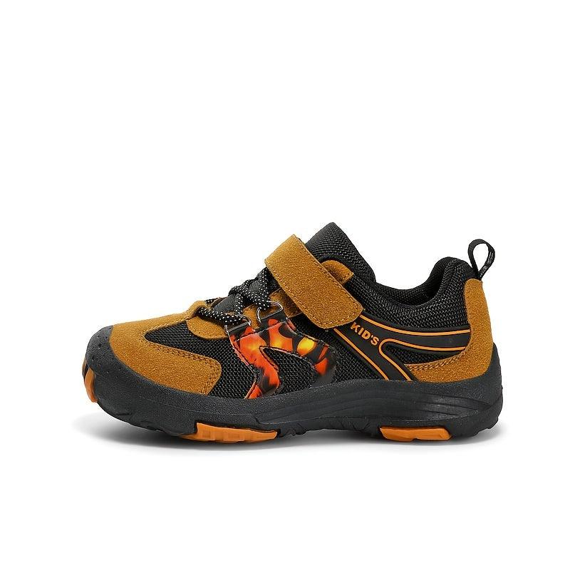 Boys' Solid Sneakers Hook & Loop Fastener Shoes