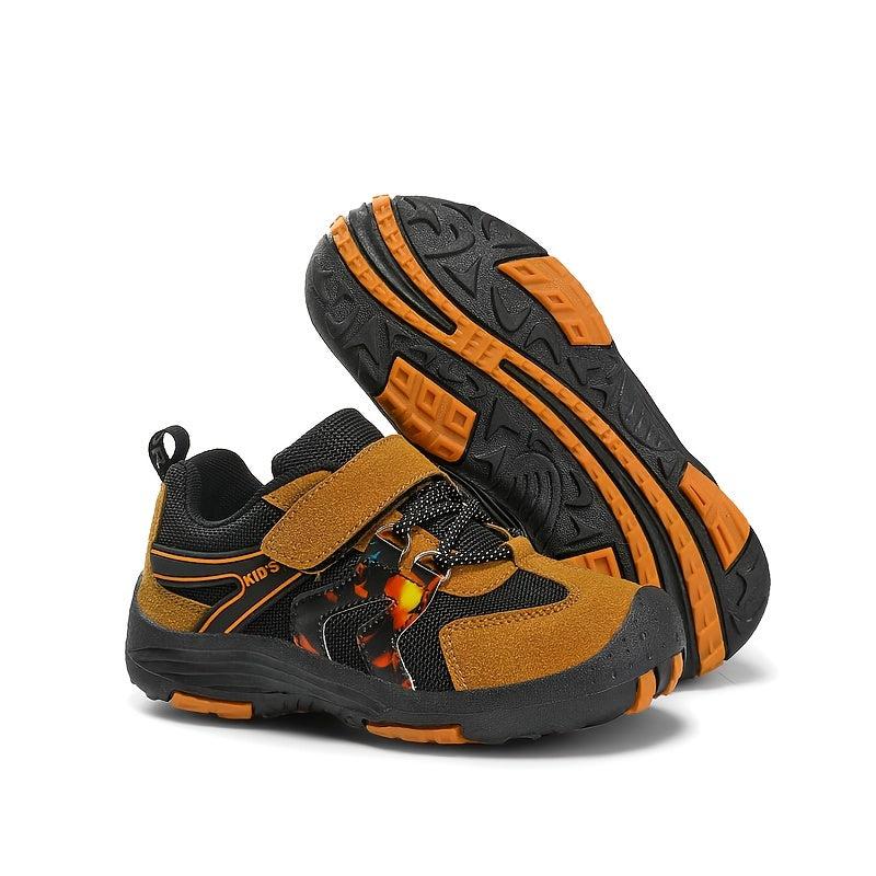 Boys' Solid Sneakers Hook & Loop Fastener Shoes