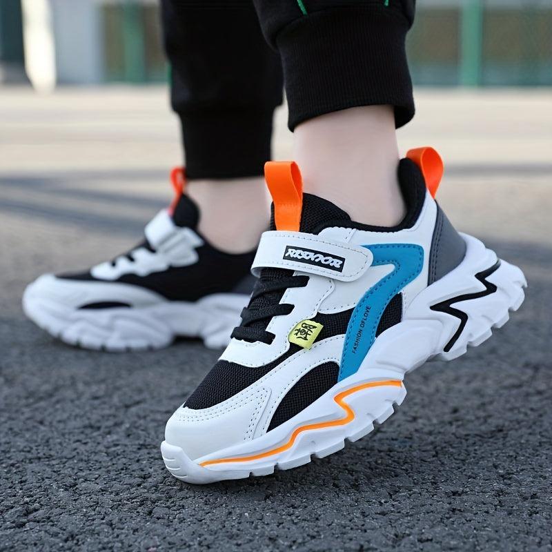 Boys' Casual Mesh Sneakers Breathable Lightweight Anti Slip Shoes