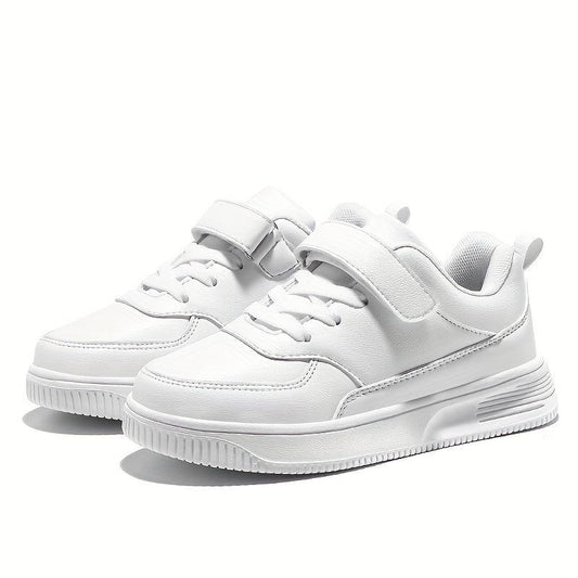 Kids Solid Low Top Sneakers Lightweight Anti Slip Outdoor Shoes