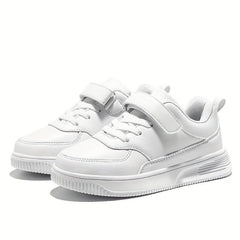 Kids Solid Low Top Sneakers Lightweight Anti Slip Outdoor Shoes