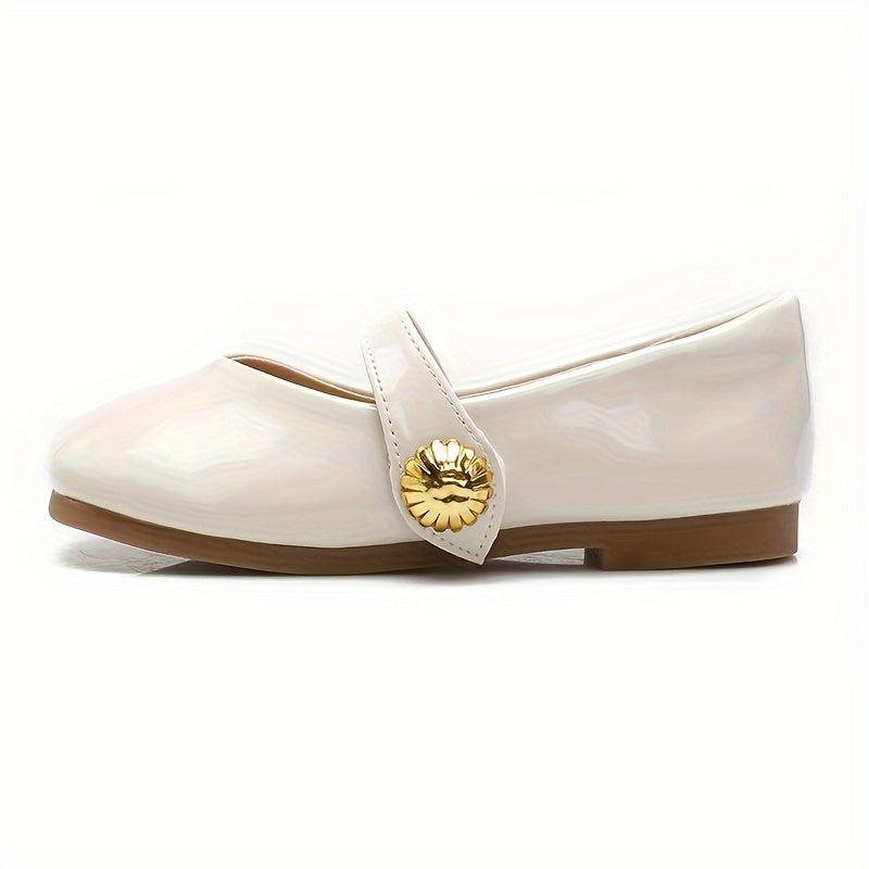 Vintage Solid Soft Flat Shoes For Girls Comfortable Lightweight Dress Shoes
