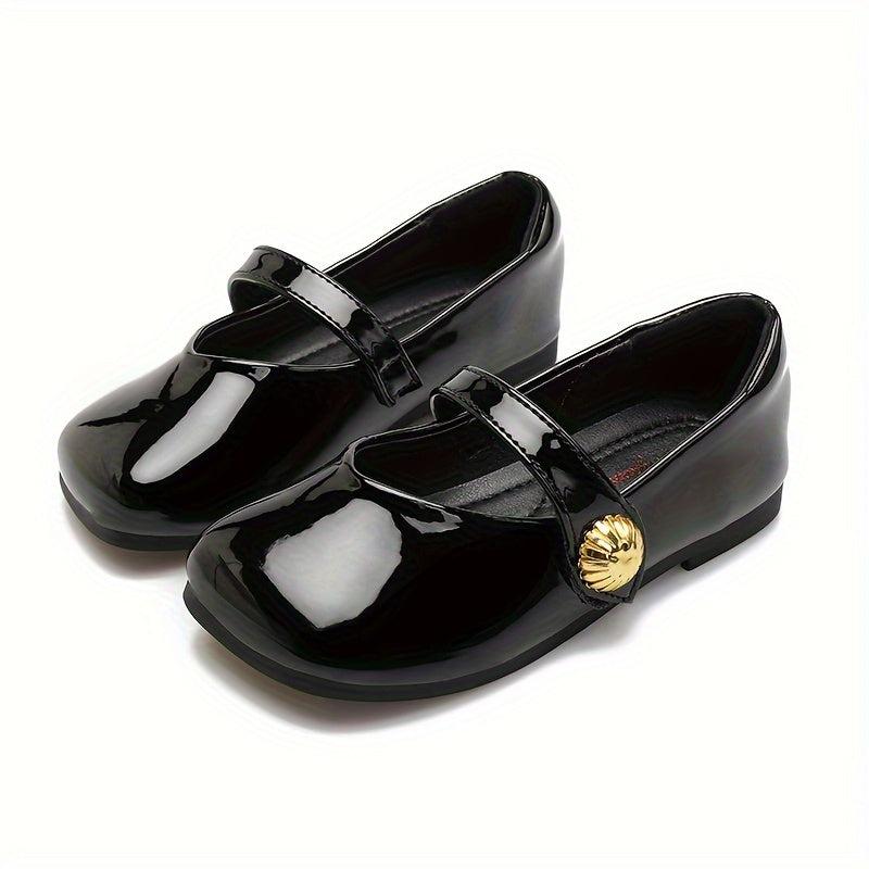 Vintage Solid Soft Flat Shoes For Girls Comfortable Lightweight Dress Shoes