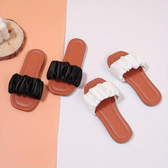 Girls Non Slip Lightweight Open Toe Slippers for Indoor Pool
