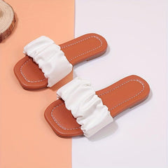 Girls Non Slip Lightweight Open Toe Slippers for Indoor Pool