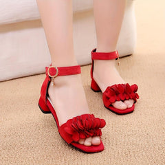 Girls Heeled Sandals Lightweight Dress Shoes