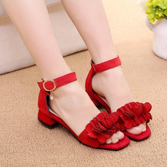 Girls Heeled Sandals Lightweight Dress Shoes