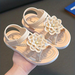 Toddler Girls Flower Sandals Non Slip Soft Sole Summer Shoes