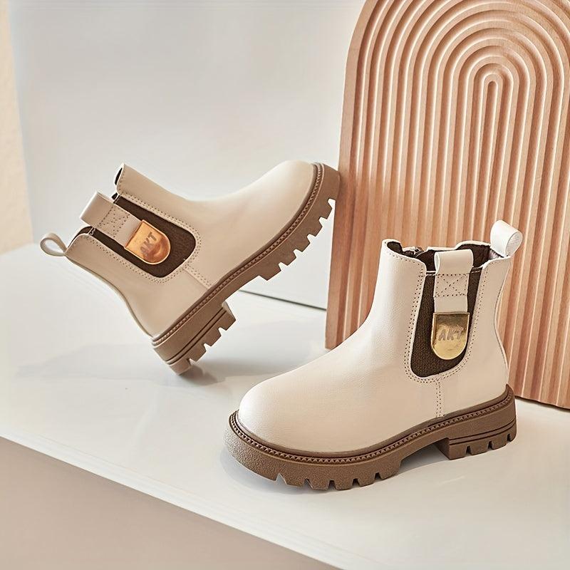Vintage Ankle Boots With Zipper Lightweight Non Slip Boots