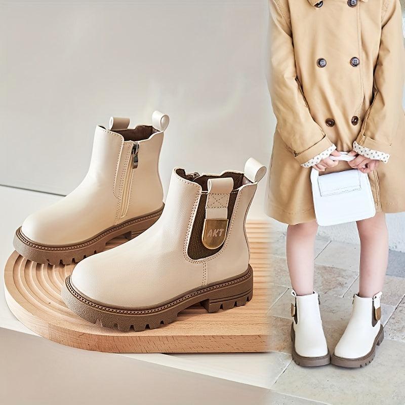 Vintage Ankle Boots With Zipper Lightweight Non Slip Boots