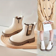 Vintage Ankle Boots With Zipper Lightweight Non Slip Boots