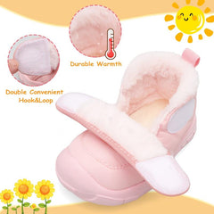 Girls Soft and Warm Snow Boots with Fleece Lining