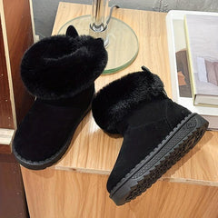Girls Snow Boots Durable & Comfy Ankle for Cozy Winter Fun