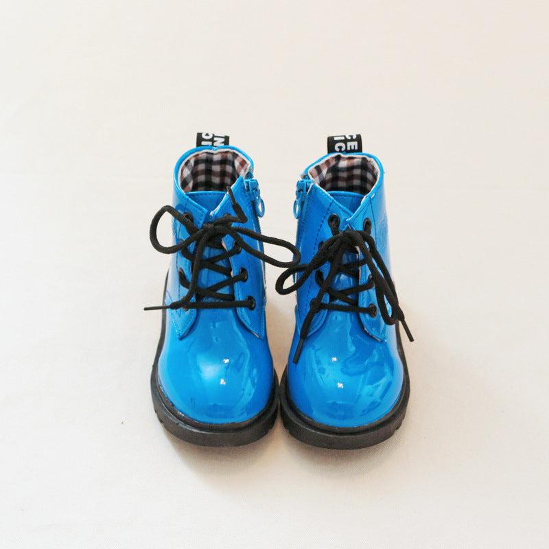 Vintage Ankle Boots For Girls Kids Comfortable Non Slip Boots With Zipper