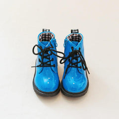 Vintage Ankle Boots For Girls Kids Comfortable Non Slip Boots With Zipper