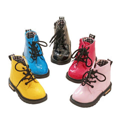 Vintage Ankle Boots For Girls Kids Comfortable Non Slip Boots With Zipper