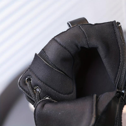 Girls Ankle High Zipper Boots for Parties