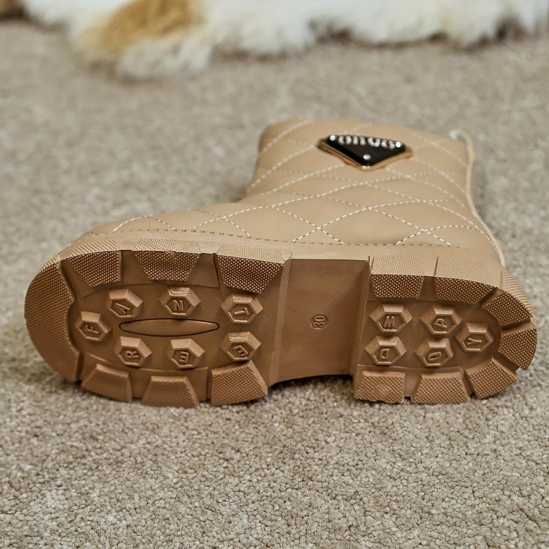 Girls Zipper Warm Boots for Comfortable Indoor Outdoor Wear